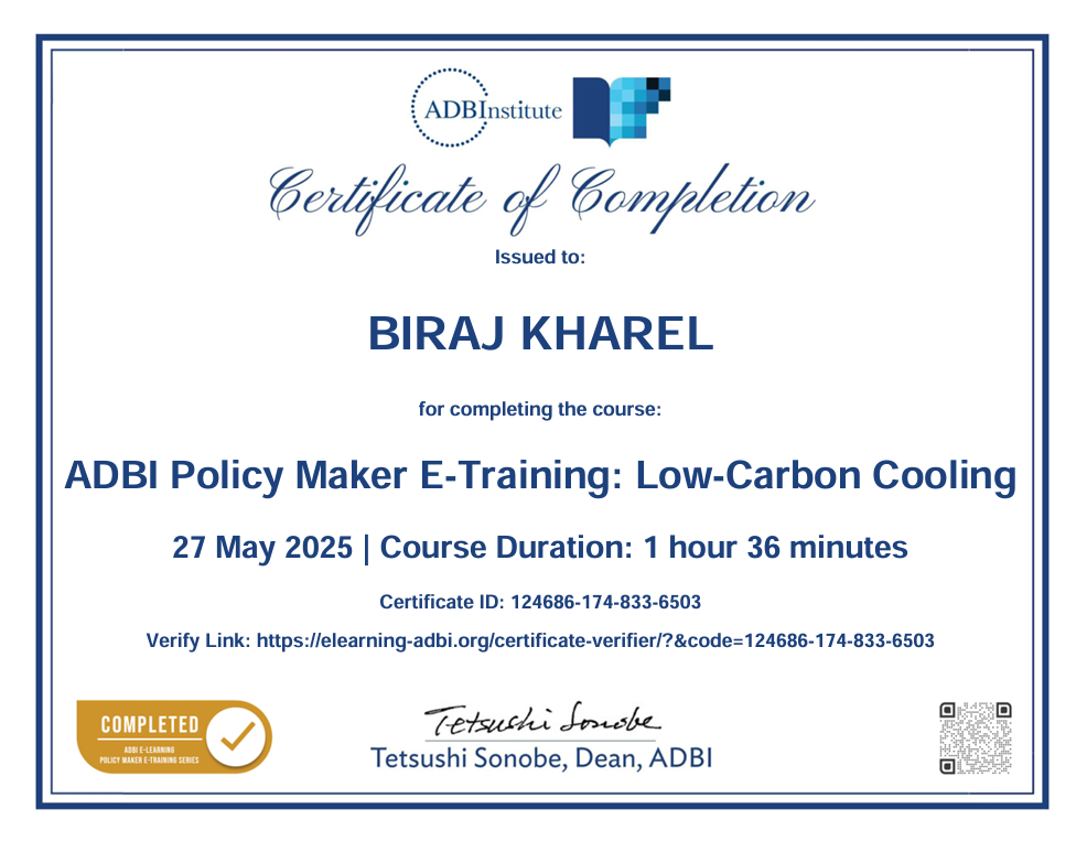 ADBI Policy Maker - Low Carbon Cooling